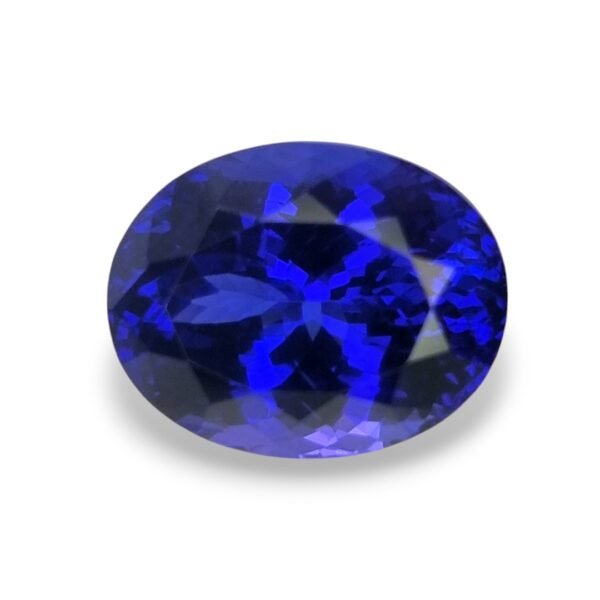 13.73 Carat Oval Cut Tanzanite – Deep Blue Natural Gemstone for Sale | Buy Certified Tanzanite Online