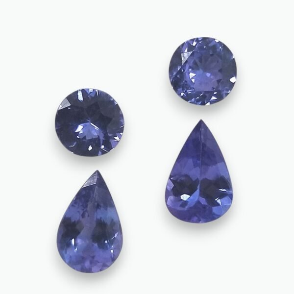 3.62-carat natural Tanzanite - deep blue gemstone with violet undertones, ideal for fine jewellery in Singapore.