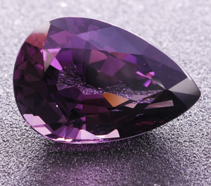 natural amethyst pear shape