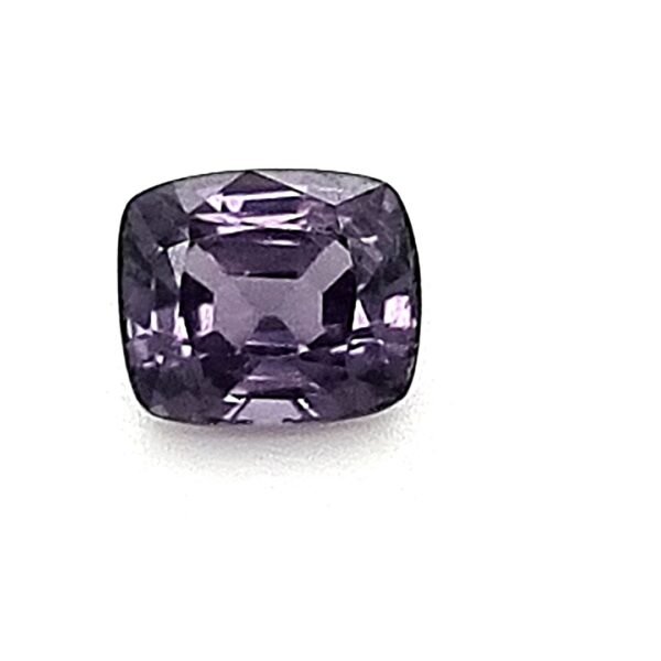 1.50-carat natural Purple Spinel - cushion cut gemstone with a deep purple hue, perfect for fine jewellery in Singapore.