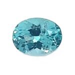 1.50 Carat Natural Apatite - Oval Cut Greenish Blue Gemstone for Jewellery