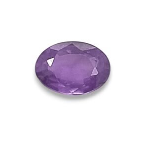 0.53 Carat Natural Purple Sapphire - Oval Cut Gemstone for Jewellery