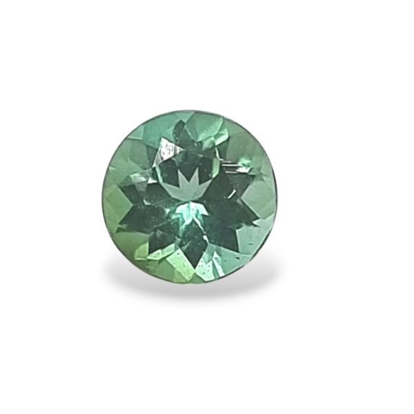 0.72 Carat Natural Green Tourmaline - Round Cut Gemstone for Jewellery