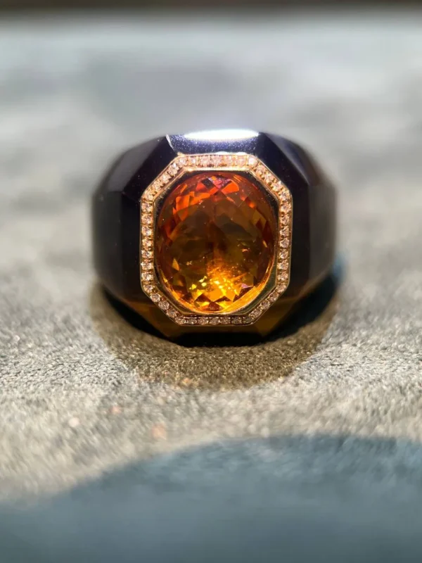 Natural Citrine Ring gemstone Singapore 1